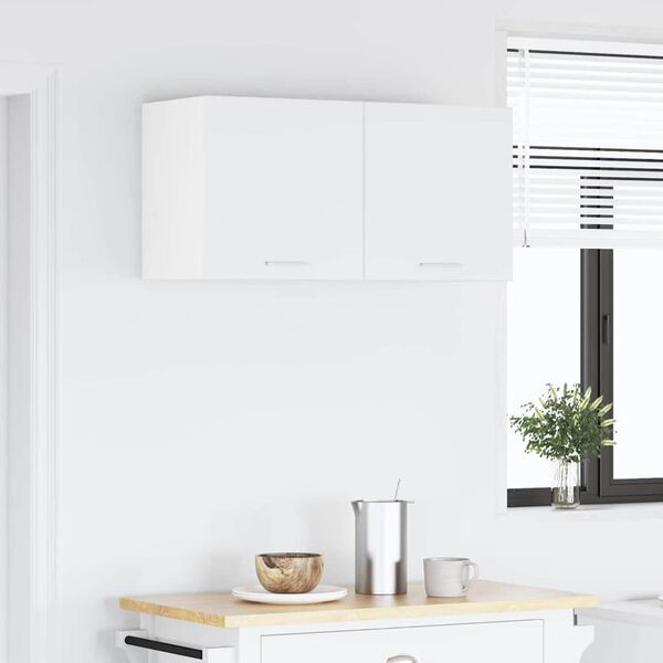 vidaXL Piekarams skapītis Riga Balts 80 x 31 x 40 cm Inženierijas koks