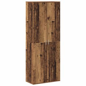 vidaXL Augstais skapītis Vecs koks 70 x 33.5 x 180 cm