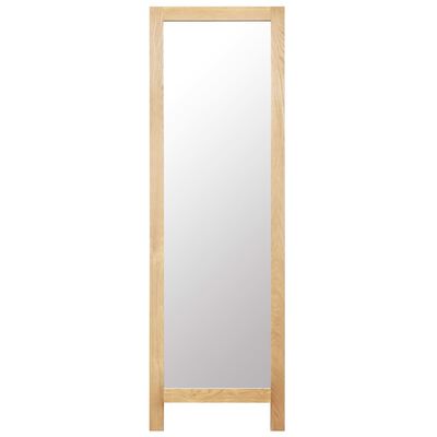 vidaXL spogulis, 48x46,5x150 cm, ozola masīvkoks