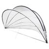 vidaXL Baseina kupols 592 x 590 x 275 cm PVC Caurspīdīgs