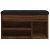 vidaXL apavu skapītis, brūns, 82x32x45,5 cm, inženierijas koks