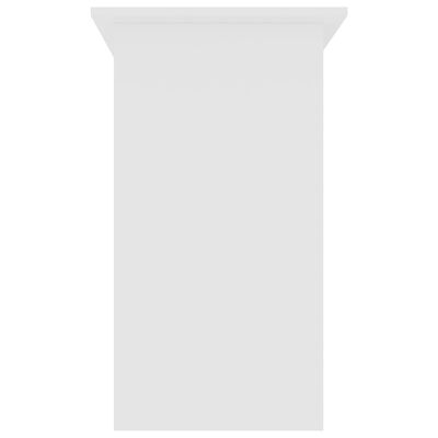 vidaXL rakstāmgalds, 80x45x74 cm, skaidu plāksne, balts