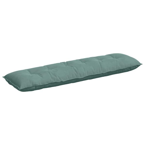 vidaXL Atpakaļ spilvens Jūras zaļa 180 x 50 cm Korduroja audums