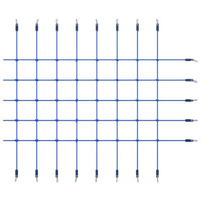 vidaXL rāpšanās tīkls, 200x150 cm, zils