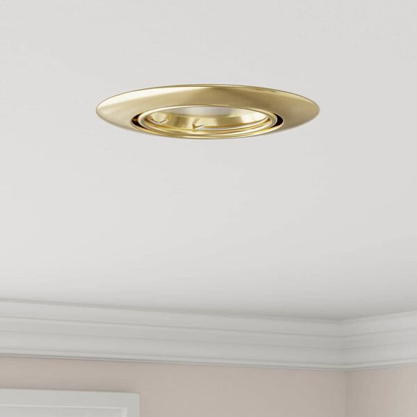 vidaXL Prožektors 6 pcs Zelts 9 x 9 x 2.5 cm Metāla