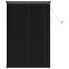 vidaXL Venēcijas žalūzija Melns 150 x 90 cm 25 mm PVC