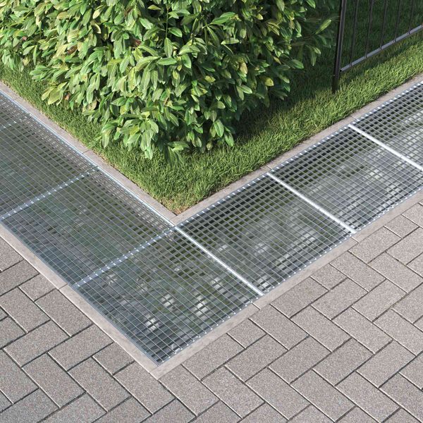 vidaXL Restes Sudraba 60 x 60 x 2 cm Karsti cinkots tērauds