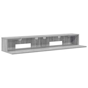 vidaXL Studijas galds Pelēks Sonoma 110 x 36 x 19,5 cm