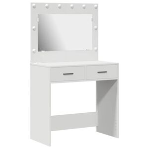 vidaXL Dressing galds Balts 78,5 x 41 x 135 cm Inženierijas koks