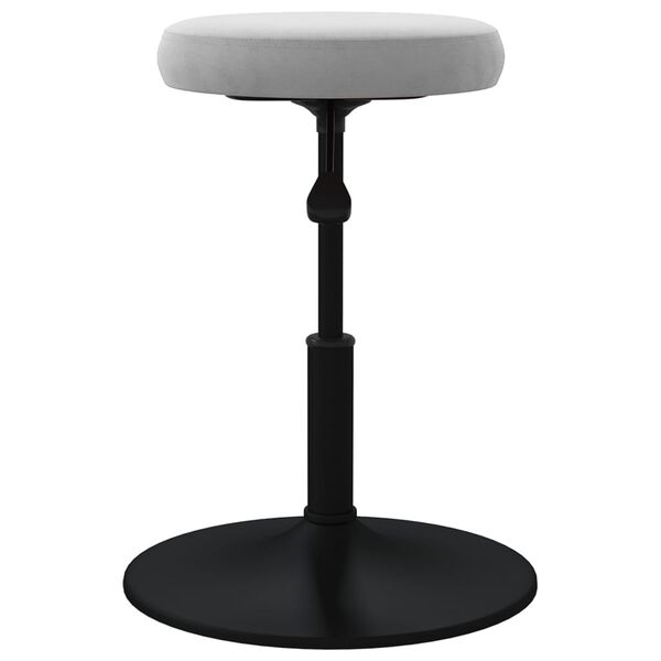 vidaXL virtuves krēsli, 2 gab., gai&scaron;i pelēks samts