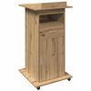 vidaXL Podijs Artisānā ozols Inženierijas koks 55 x 55 x 107 cm
