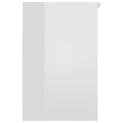 vidaXL atvilktņu skapītis, balts, 40x50x76 cm, inženierijas koks