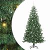 vidaXL Ziemassvētku eglīte Zaļa 240 cm PVC