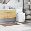 vidaXL Antislip vannas paklāju komplekts 2 pcs Brūna PP