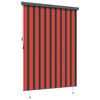 vidaXL Rullo žalūzija Oranžs un brūns 200 x 250 cm Audums un alumīnijs
