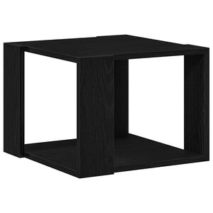 vidaXL Kafijas galdiņ&scaron; Melns ozolkoks 40 x 40 x 30 cm