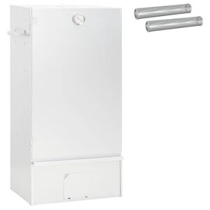vidaXL Smēķētājs krāsns 3 pcs 44,5 x 29 x 83 cm Cinkots tērauds