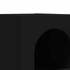 vidaXL Naktsgaldiņ&scaron; Melna 29,5 x 33,5 x 50 cm Inženierijas koks
