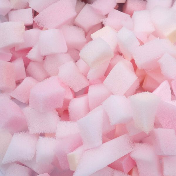 vidaXL Sadrupinātās putu pildījums Rozā 5 kg Poliuretāns