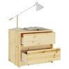 vidaXL naktsskapītis, 40x30,5x35,5 cm, egles masīvkoks