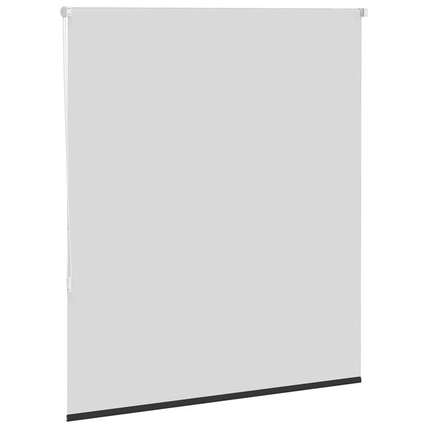 vidaXL rullo žalūzija melna 125x150 cm auduma platums 121,6 cm