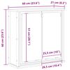vidaXL vannas istabas sienas skapis ar spoguli 60x21x60 cm