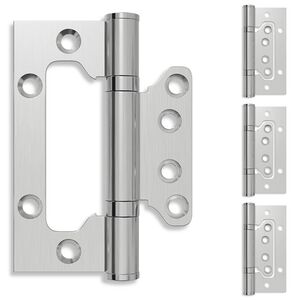 vidaXL Eņģe 4 gab. 100 x 75 x 13 mm Sudraba Tērauds