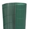 vidaXL Dārza žogs Zaļa 150 x 500 cm PVC