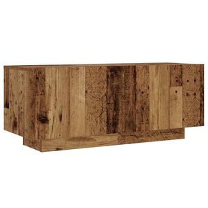 vidaXL naktsskapītis, veca koka, 100x35x40 cm, inženierijas koks