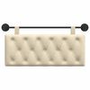 vidaXL Karājo&scaron;s galvgalis Krēmkrāsa 110 x 55 x 7 cm audums