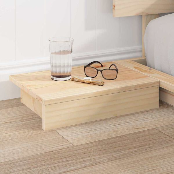 vidaXL Gultas rāmis Brūna 200 x 200 cm koka