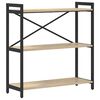 vidaXL Grāmatu plaukts 80 x 30 x 85 cm Inženierijas koks Sonoma ozols