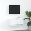 vidaXL TV skapītis, balti, 60x31x25,5 cm, inženierijas koks