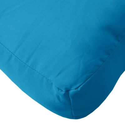 vidaXL palešu dīvāna spilvens, 70x70x12 cm, audums, zils