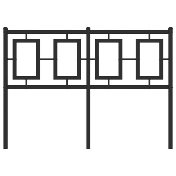 vidaXL rezerves galvgalis, metāls, melns, 120 cm