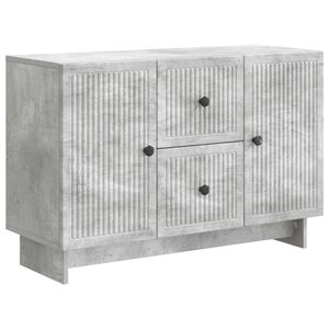 vidaXL Puse Betona pelēks 89 x 34,5 x 60 cm Inženierijas koks