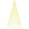 vidaXL Ziemassvētku egle karoga mastam, 3000 silti baltas LED, 800 cm