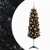 vidaXL Mākslīgā slaida Ziemassvētku egle ar bumbiņām 150 cm 150 LED
