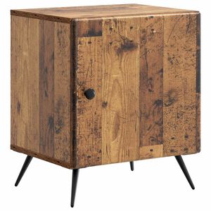 vidaXL Nakts skapītis Vecs koks 43 x 34,5 x 50 cm Inženierijas koks