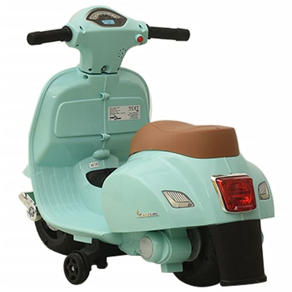 vidaXL elektrisks rotaļu motocikls Vespa GTS300, zaļš