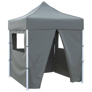 vidaXL Balles telts 200 x 200 x 315 cm Antracīta Oksforda audums