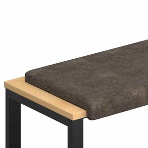 vidaXL Solspilvens Mākslīgais zam&scaron;s Tum&scaron;i pelēka Dziļums 35 cm