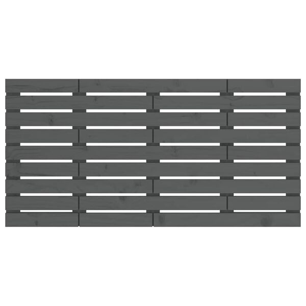 vidaXL sienas galvgalis, 141x3x63 cm, priedes masīvkoks