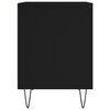 vidaXL naktsgaldiņi, 2 gab., melni, 40x35x50 cm, inženierijas koks