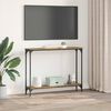 vidaXL Konsoles galds Vecs koks 100 x 22,5 x 75 cm Inženierijas koks