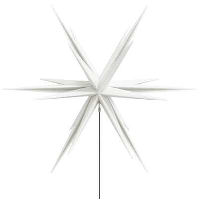 vidaXL Ziemassvētku lampas ar LED un mietiņu, 3 gab., baltas, 35 cm