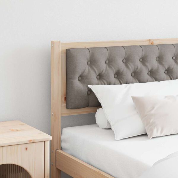 vidaXL Galvgalis Cits Braun un taupe 200 cm Priedes masīvkoks