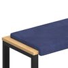 vidaXL Solspilvens Samts Policijas zila Dziļums 35 cm