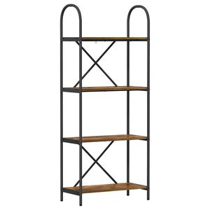 vidaXL Grāmatu plaukts 4 līmeņi 60 x 30 x 146 cm Inženierijas koks