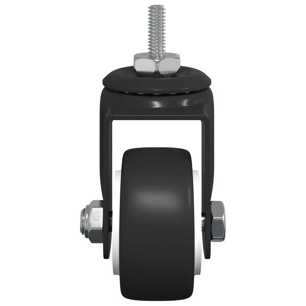 vidaXL Griezējspēļu ritenis 2 pcs Melna 40,4 x 40,4 x 19,7 mm